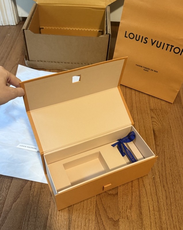 100% Authentic Louis Vuitton Empty Perfume/Cologne Box, Shop Bag, Shipping Box gallery