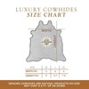 Real Cowhide Rug Chocolate - Size 6 x 7-8' gallery