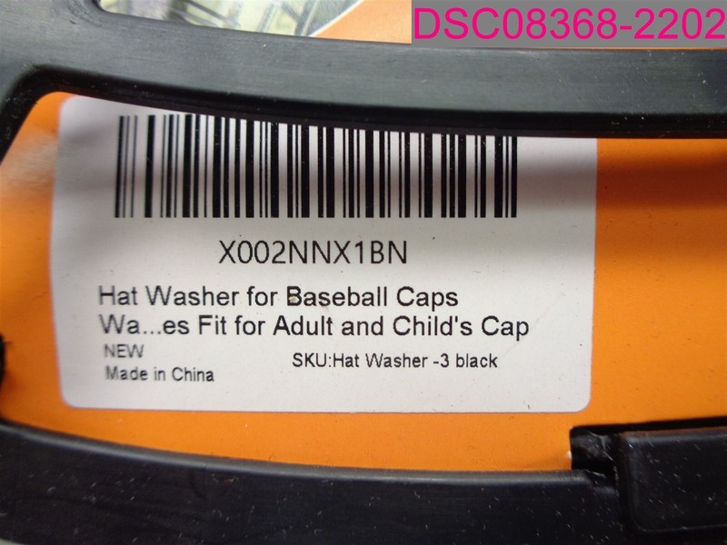 Hat Washer for Baseball Caps Black Fits Adults & Child's Caps. gallery