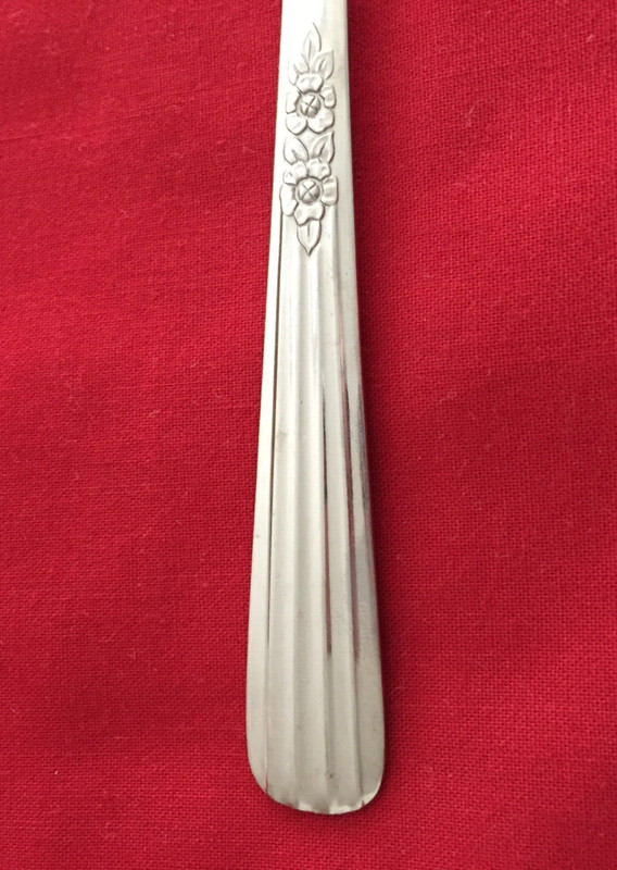 Thor Oneida FLUTED ROSE Dinner Fork 7 1/4'' Stainless Steel Flatware gallery