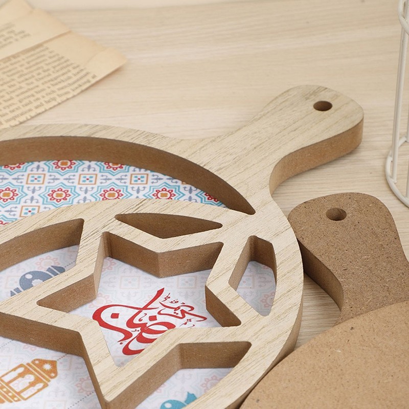 Density Board EID Dry Fruit Tray Fruit Plate Decoration Eid TL gallery