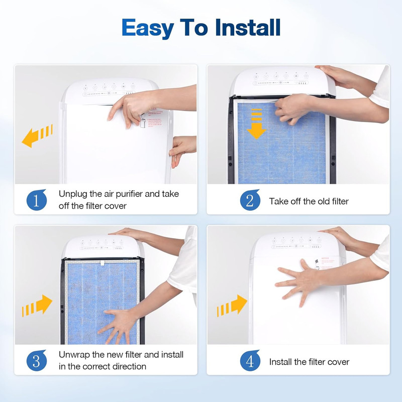 MSA3/MSA3S HEPA Replacement Filter 2-Pack for Membrane Solutions Devices gallery