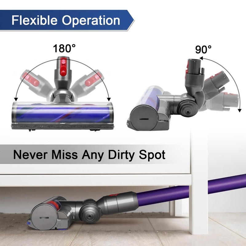 Garbage fighter Upgraded Quick-Release Motorhead Cleaner for Dyson V7 V8 V10 ... gallery