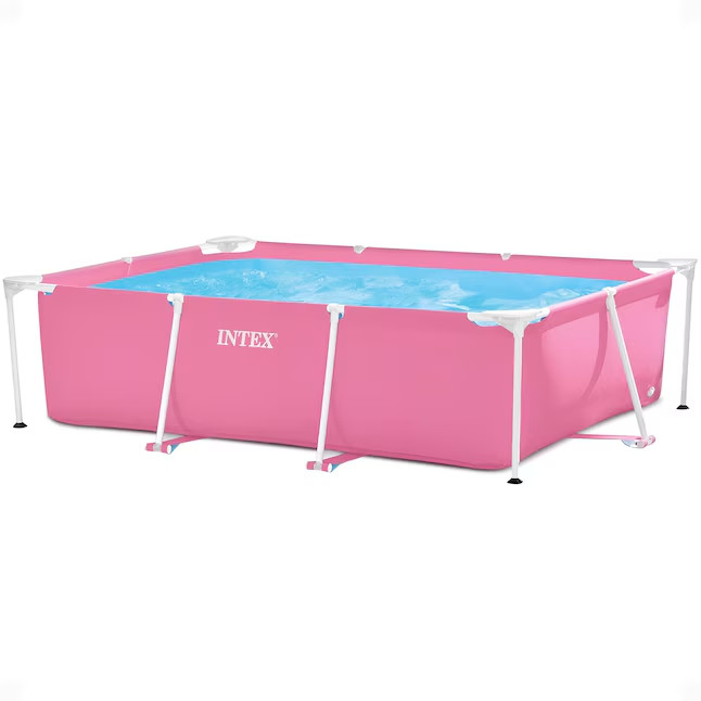 Intex Rectangular Frame Pool 7ft x 2ft Above Ground Metal Frame Pool New gallery