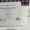 Tommy Hilfiger Queen Decorative Border 4 Pc Sheet Set 100% Cotton Percale Plaid gallery