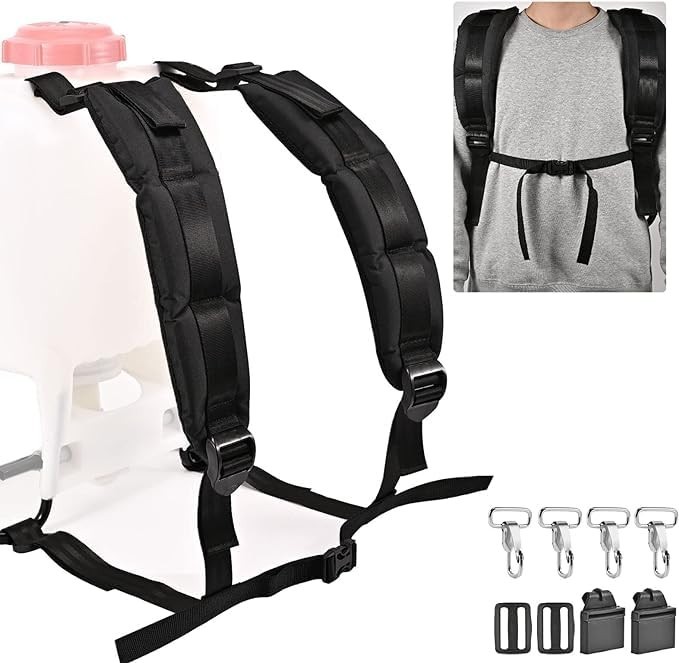 Backpack Sprayer Replacement Straps & Hooks, Compatible with Most Models, Access gallery