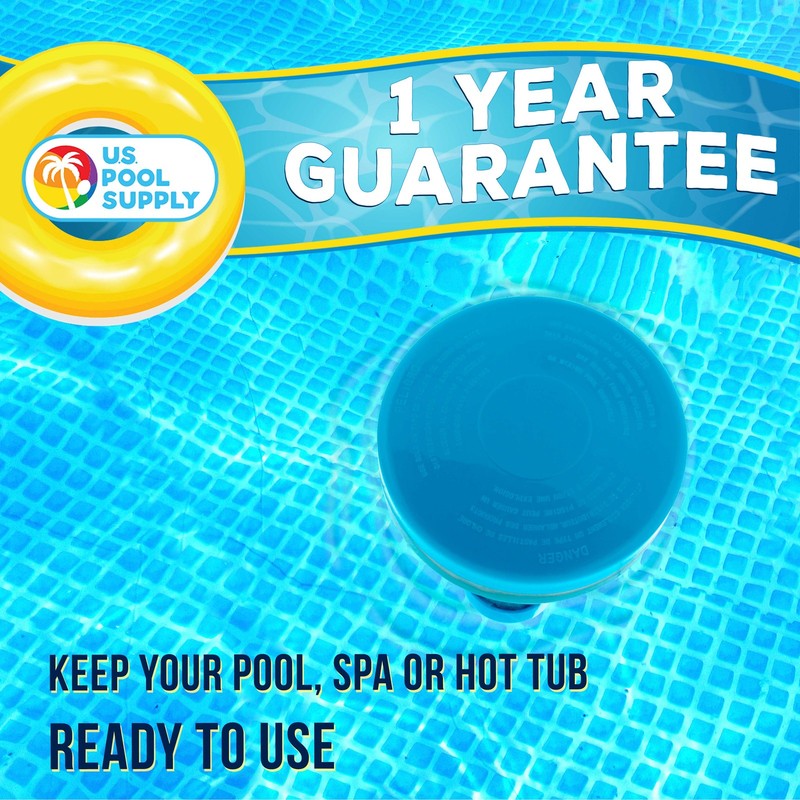 U.S. Pool Supply Floating Spa, Hot Tub, Pool Chemical Dispenser, 13 Settings gallery