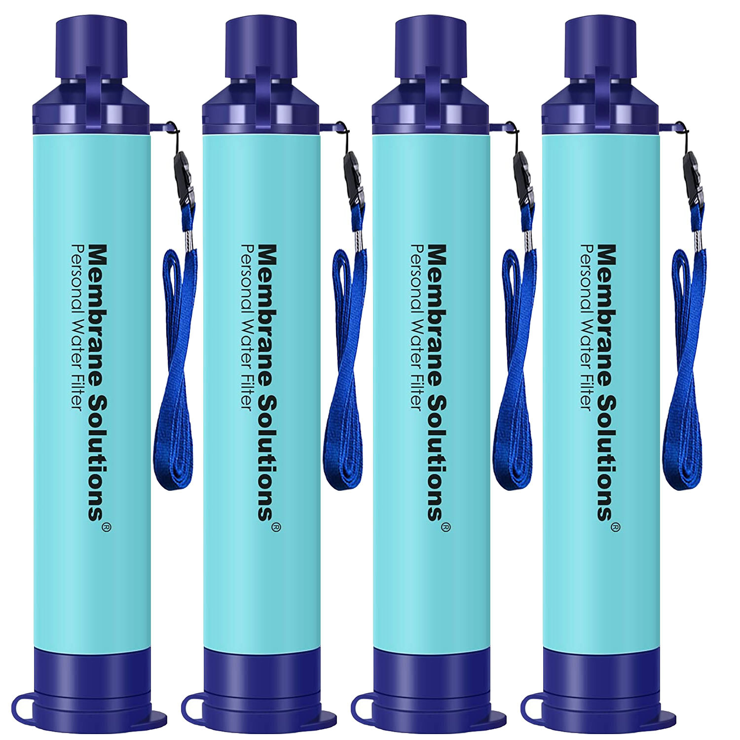 Portable Survival Water Filter Straw Purifier Camping Emergency Gear 4 Pack gallery