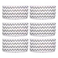 6-Pack Steam Mop Replacement Pads, compatible with Shark S1000/S1000A steam mops