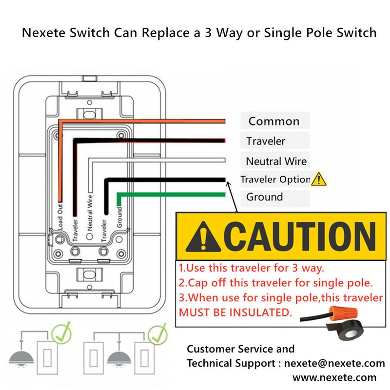 3 Way Smart Light Switch Wi-Fi Replace 3 Way Switch Alexa & Google Home gallery