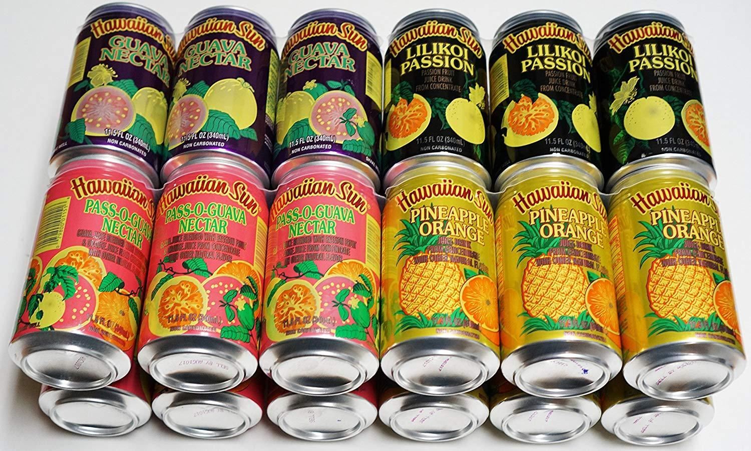 Hawaiian Sun Drinks 24 Pack Sampler (6 cans of 4 Flavors) gallery