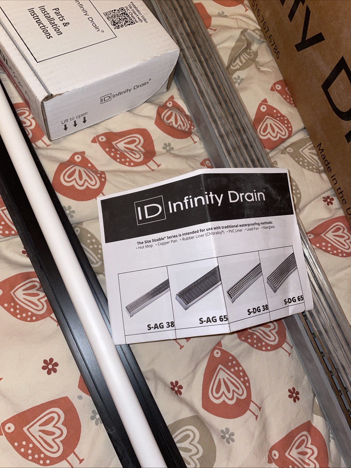 Infinity Drain SAG 38 PS 48" Polished Stainless Steel Complete Ready For Use New gallery