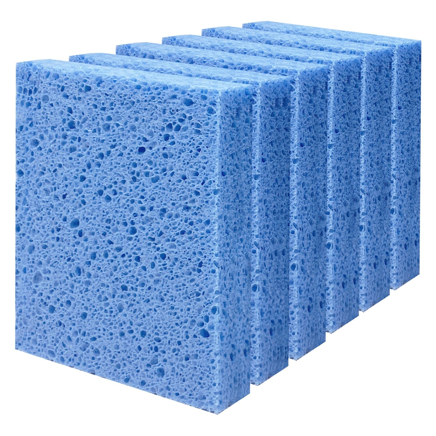 Cellulose Sponges, Large Size 4" x 6" x 1" - Heavy Duty Scrub Kitchen Sponge,... gallery