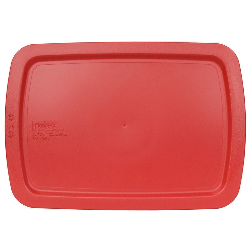 Pyrex Easy Grab C-233-PC Red Plastic Replacement Storage Lid Cover gallery