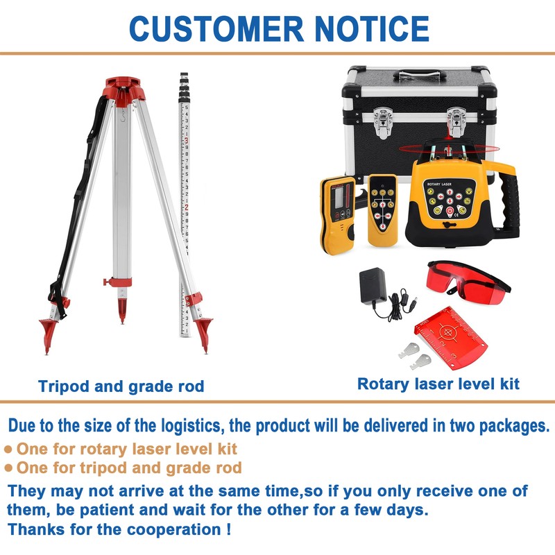 Self Leveling Laser Level Kit Green Beam/Red Beam 360 Rotary+Tripod+ Caliper gallery