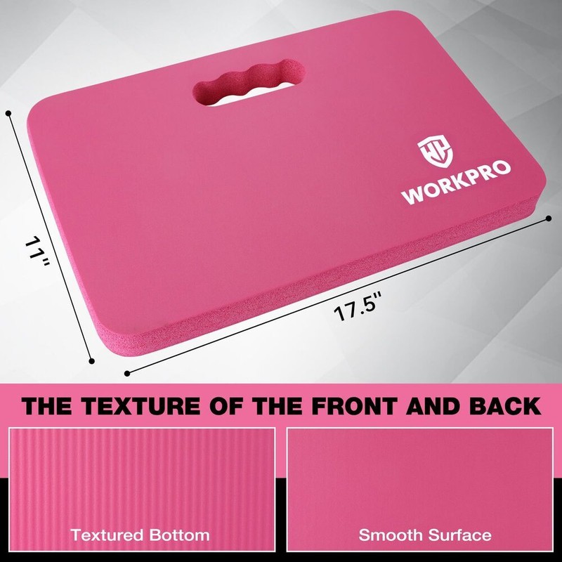 WORKPRO Extra Thick Kneeling Pad 2PC Soft Foam Cushioning Large Foam Kneeler Mat gallery