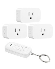DEWENWILS Wireless Light Switch for Lamps & Fans 3 Outlets 100ft No Bending