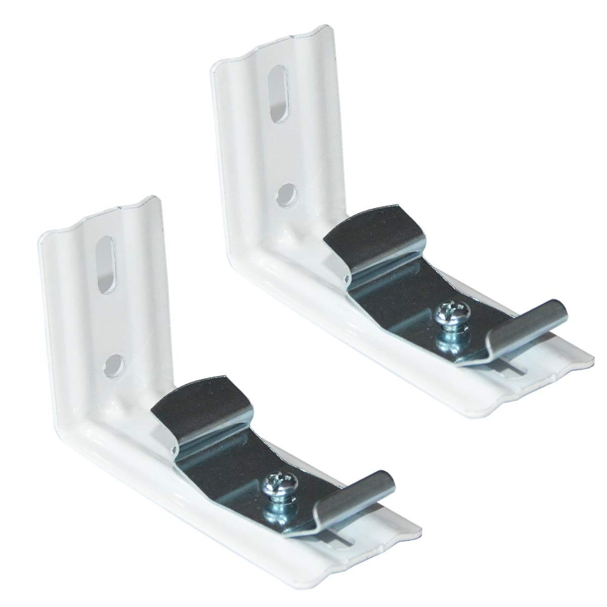 4 PCS L Bracket 3 Inch Length White Color Vertical Blinds Headrail Width gallery