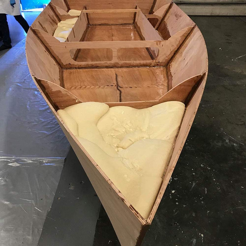Flotation Foam Part Expanding Polyurethane Marine Pour Foam for Boat Floatation gallery