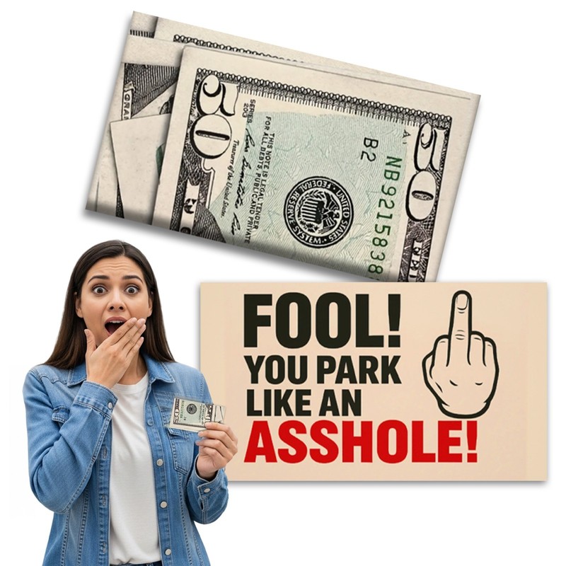 50 Pack Fake Parking Prank Cards – Funny Gag Ticket to Fool Bad Parkers gallery