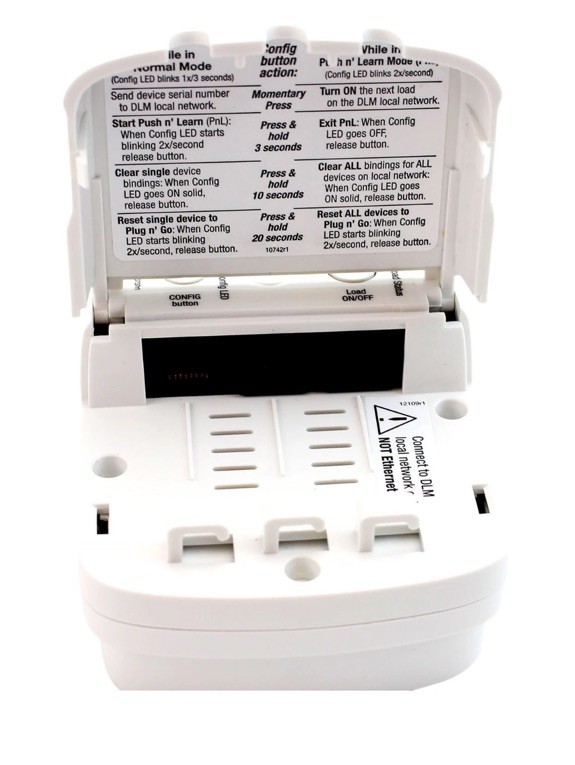 LMPL-101 Digital Plug Load Room Controller 120V RJ-45 DLM Device On/Off, White gallery