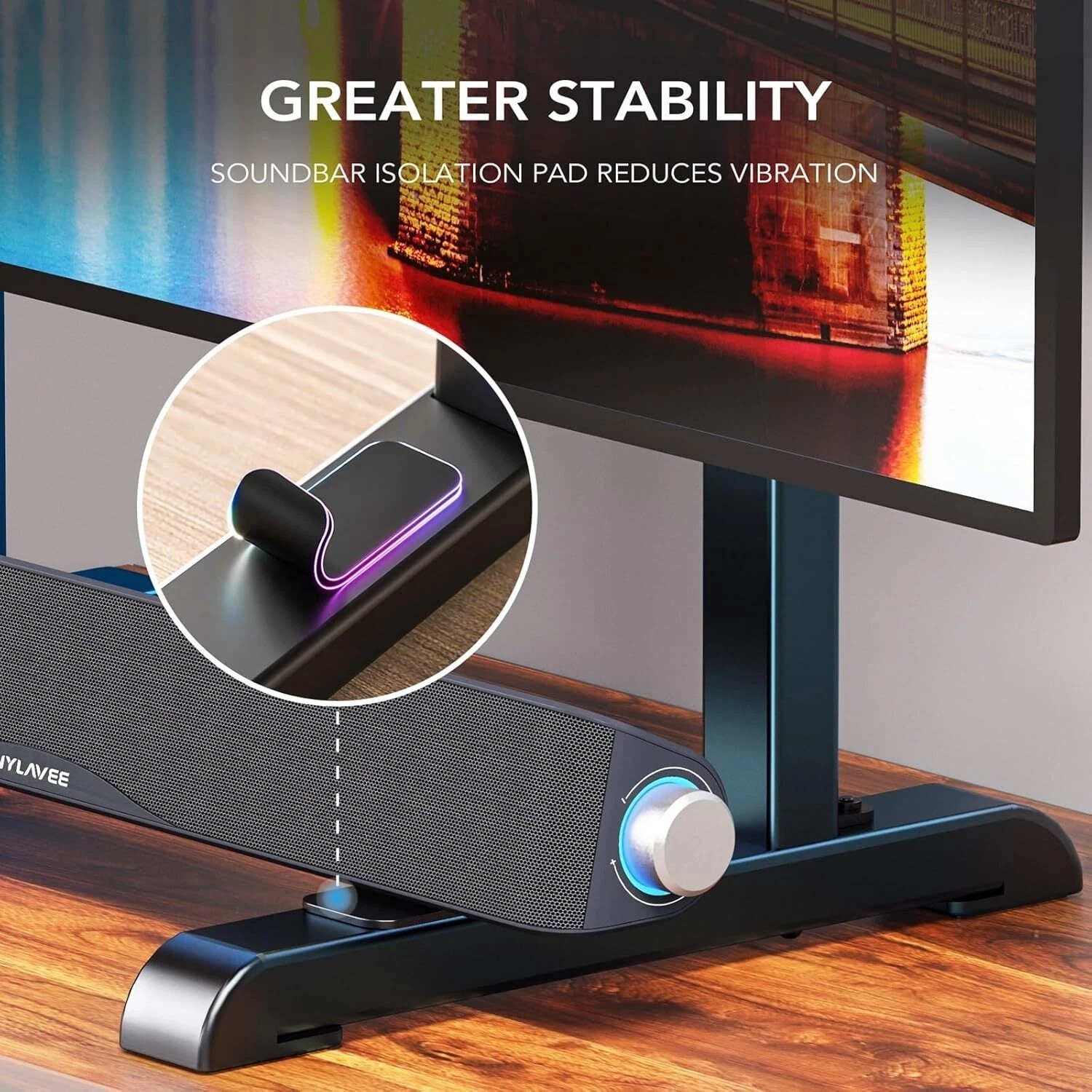 Universal TV Stand, Table Top TV Stand Base Replacement for Most 37 to 86 Inch gallery