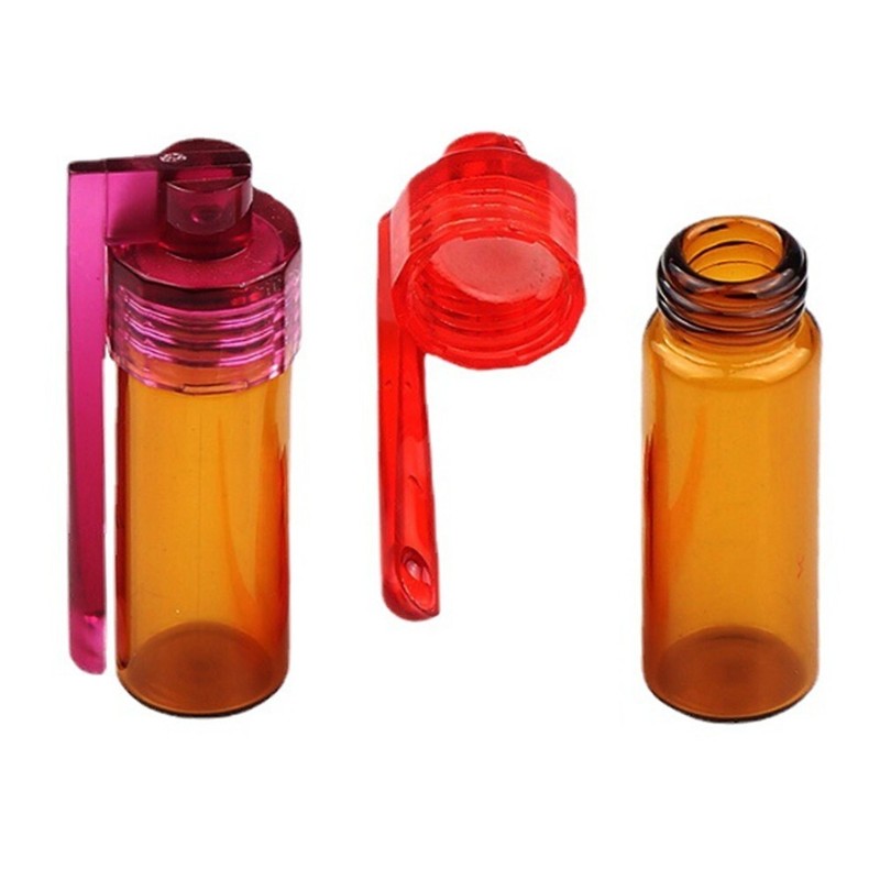 3Pcs Glass Storage Box With Spoon Mixed Color Spice Bottle Dispenser Gift Case gallery