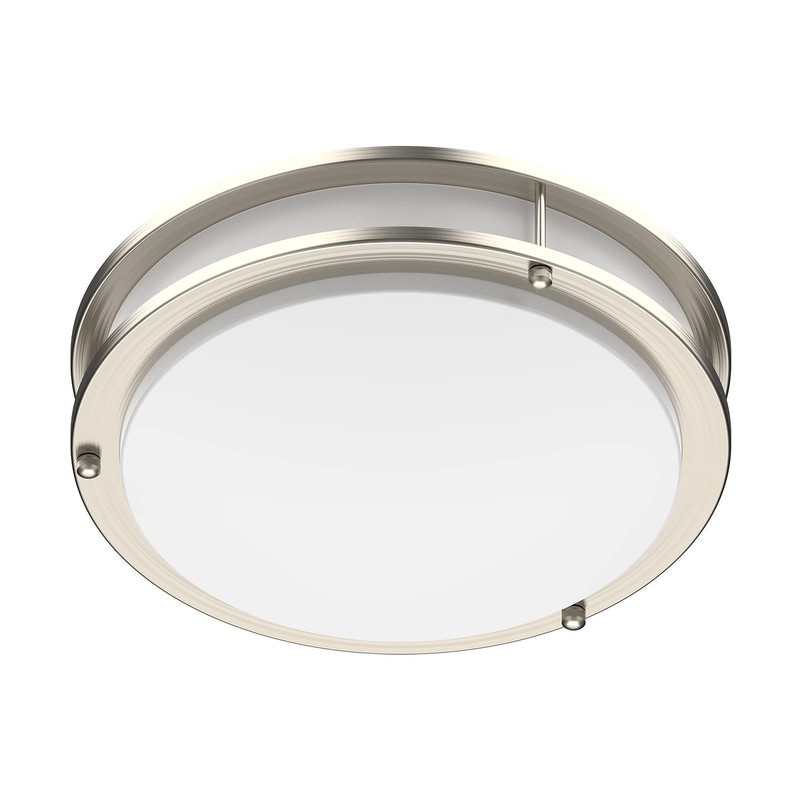 DYMOND 10 Inch LED Ceiling Light Flush Mount Dimmable Surface Mount Brushed N... gallery