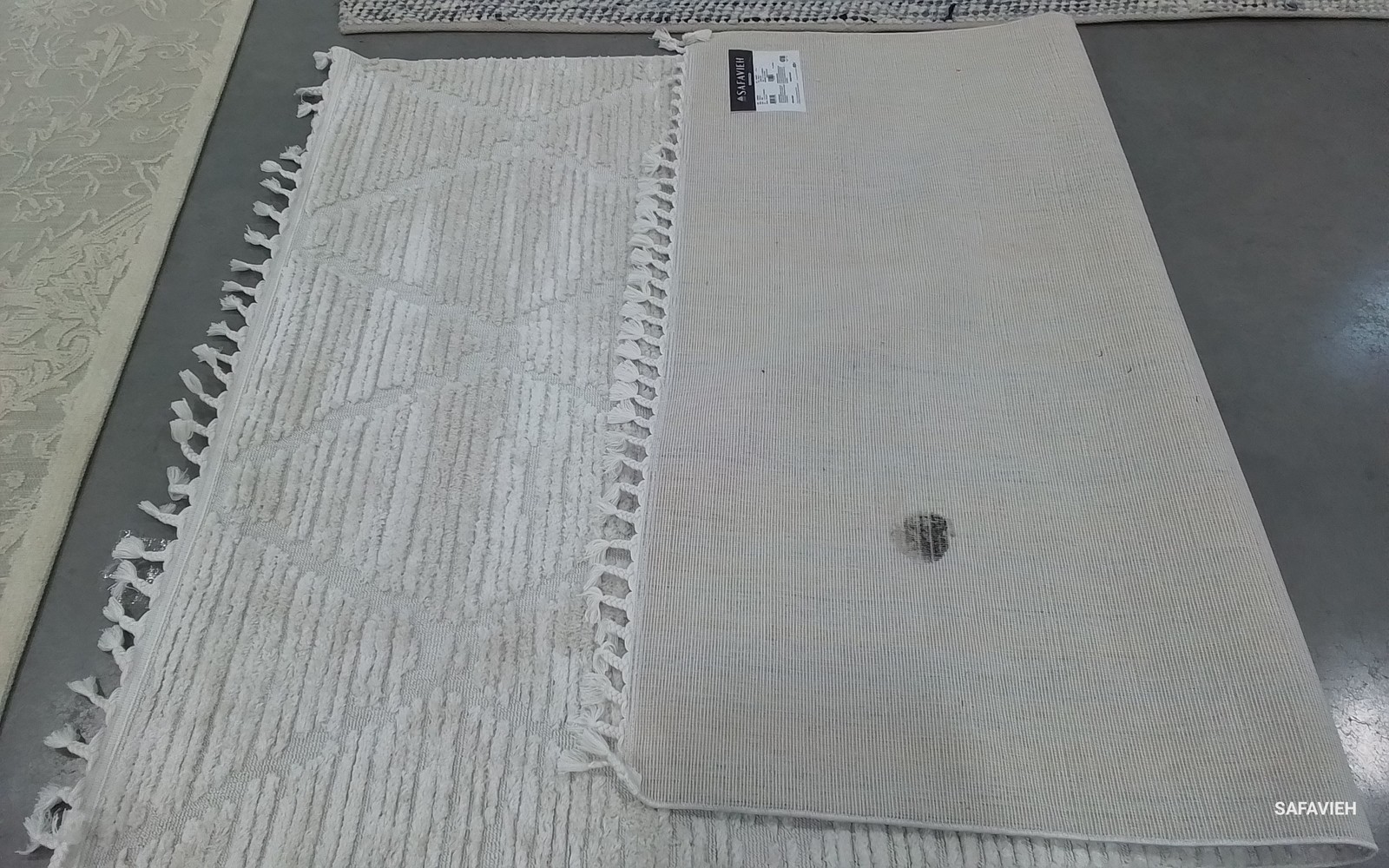 BEIGE 5'-3" x 7'-6" Back Stain Rug, Reduced Price 1172801101 MRK517C-5 gallery