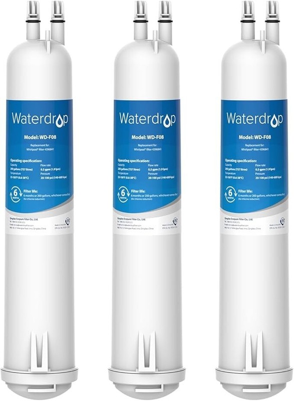 Waterdrop Refrigerator Filter, Replacement for Kenmore® 46-9083, 46-9030, 3 Pack gallery