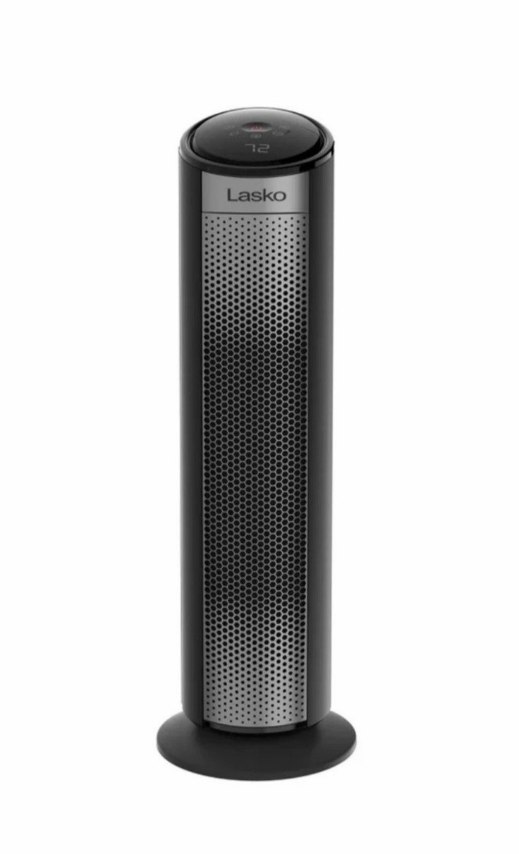 Lasko 1500W 22" Digital Ceramic Tower Space Heater with Child Lock & Remote gallery