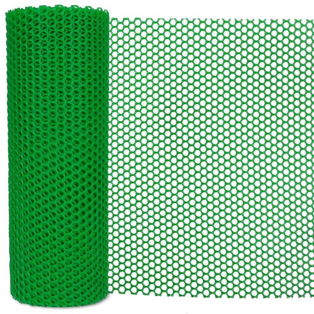 Plastic Chicken Wire 15.7"×120" Plastic Wire Mesh Fence Garden Netting Fencing