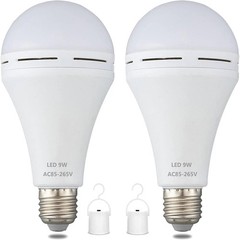 6 Pack Rechargeable Emergency Light Bulbs, Battery Powered LED Light Bulb 3000K