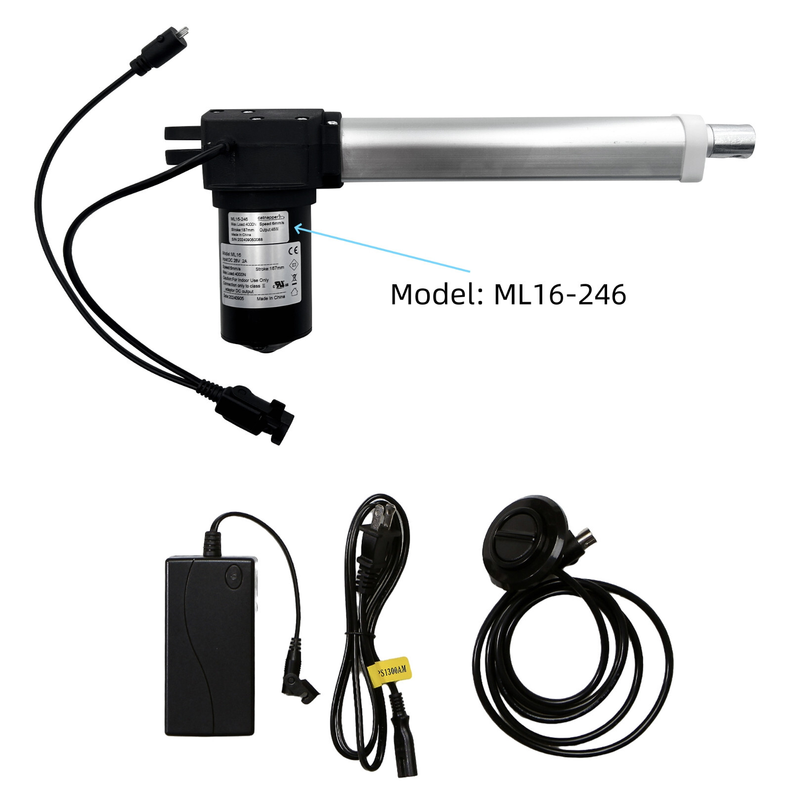 Power Recliner Mulin Motor Linear Actuator Model ML16 ML16-246 for Lift Chair gallery