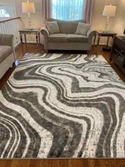 Brand New Abstract Geode Pattern Modern Area Rug 8×11, 5×8 Floor Carpets