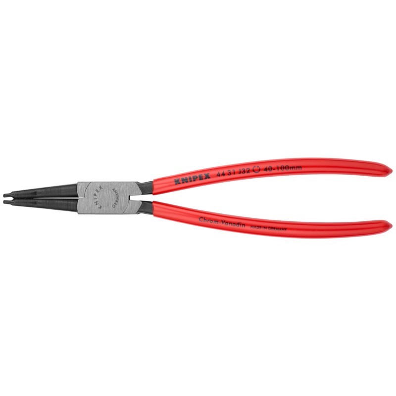KNIPEX 44 31 J32 9" Internal 45° Angled Snap Ring Pliers-Forged Tips gallery