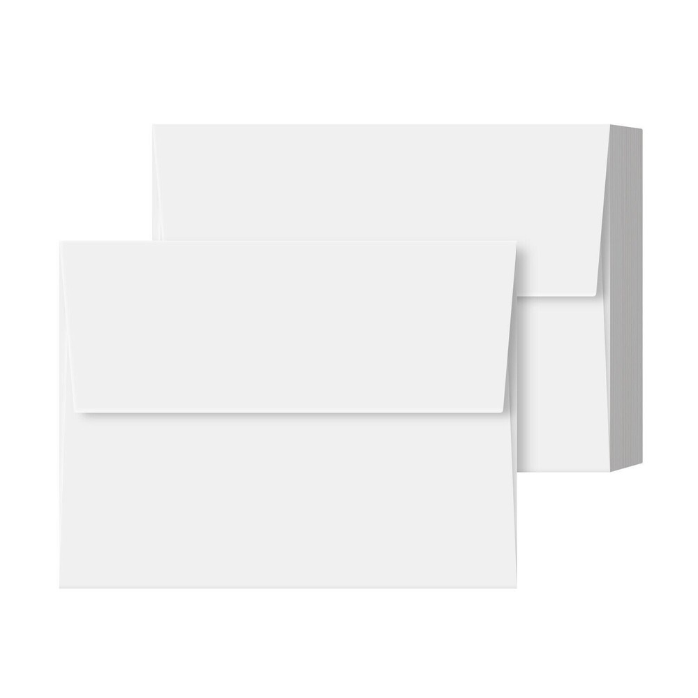 A2 Invitation Envelope - White (4 3/8 x 5 3/4) 24lb (90gsm) - 1000 per Pack