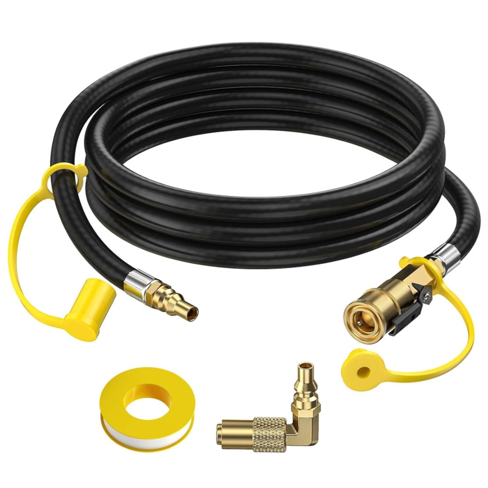 7FT 12FT 24FT Quick Connect Propane Hose for RV to Grill LP RV Hose with Adapter gallery