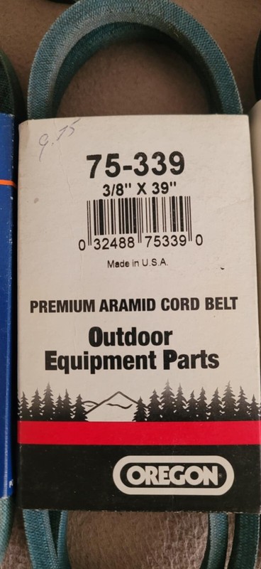 Oregon Replacement 3/8" Width Belts by Size gallery
