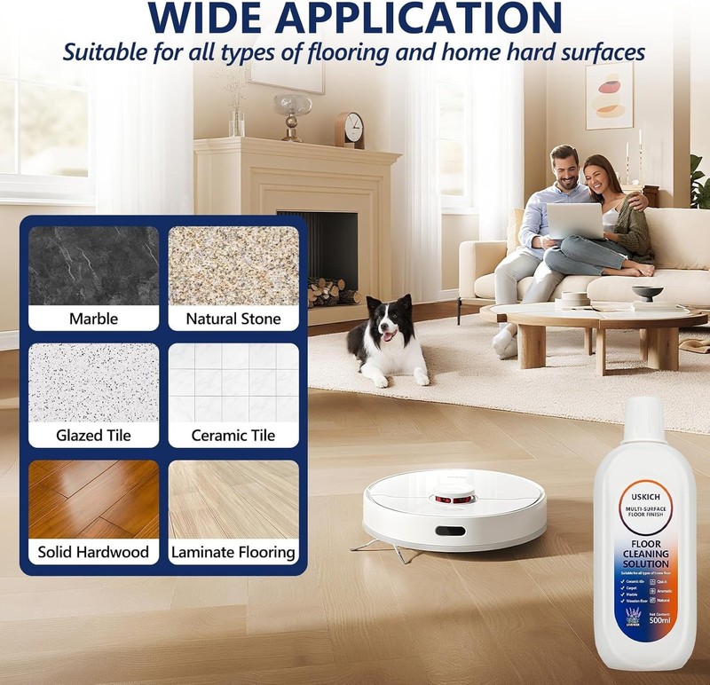 34 FL OZ Multi-Surface Floor Cleaner - Gentle & Effective for Roborock & Tineco gallery