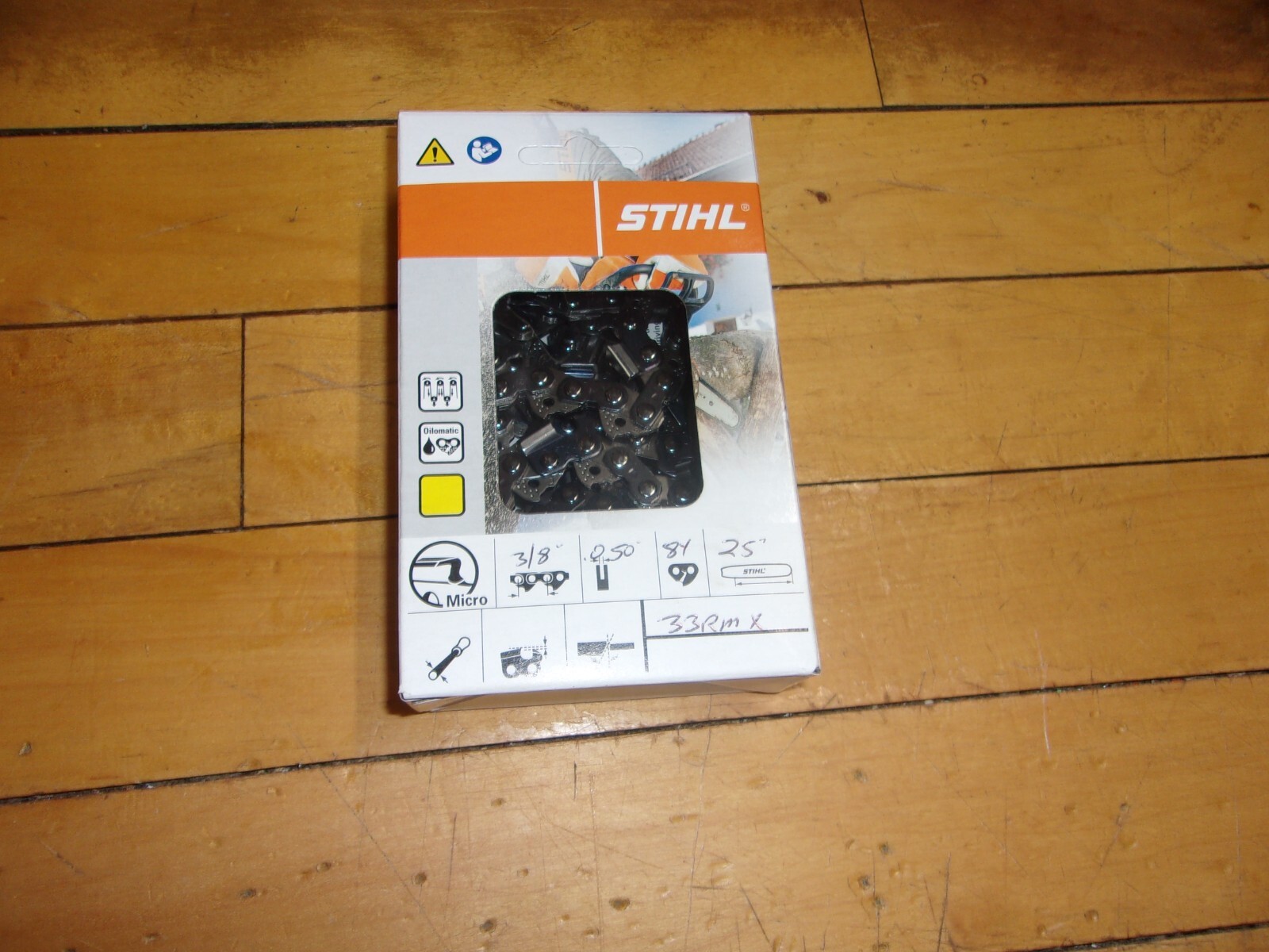 Stihl OEM 25" Semi Chisel "Ripping" Chain 3/8" .050 84 DL 33RMX #GM-J9D1 gallery