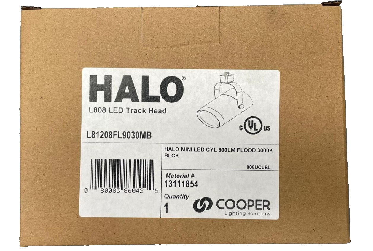 Cooper Lighting HALO MINI LED CYL 800LM FLOOD 3000K Track Lighting Head gallery