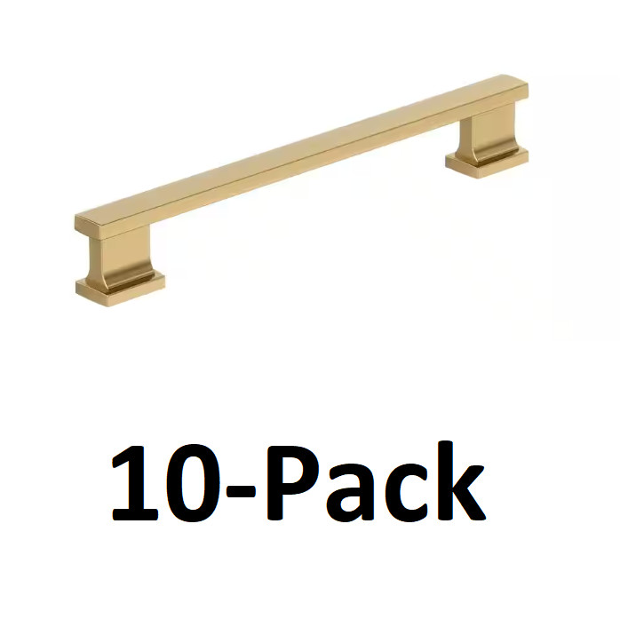 *10-PACK* Amerock Triomphe 6-5/16 in. Classic Champagne Bronze Cabinet Bar Pull gallery
