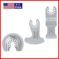 3X Oscillating Multi Tool Blade Diamond Saw Blades Set For Mortar Grout Removal