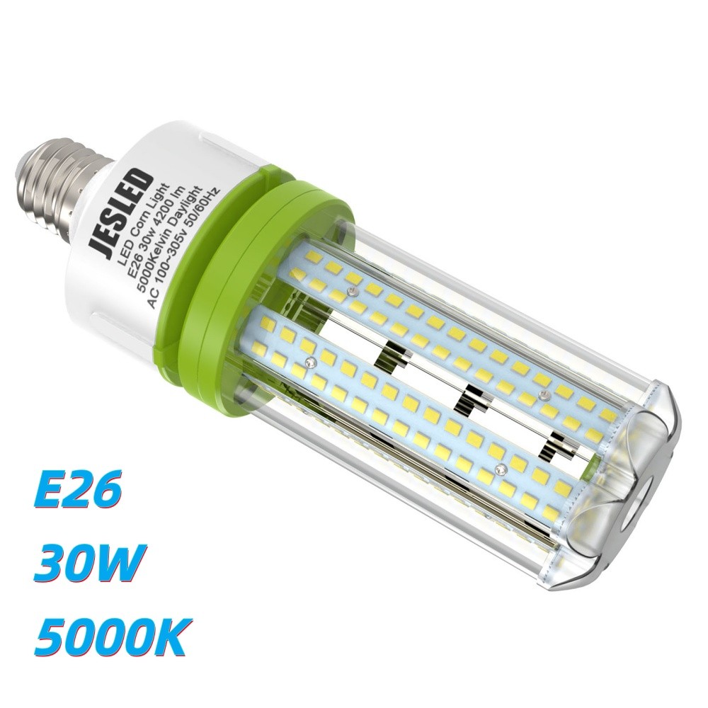 E26 LED Bulb Corn Lights 30W 5000K Daylight Bright Replace HID CFL for Warehouse gallery