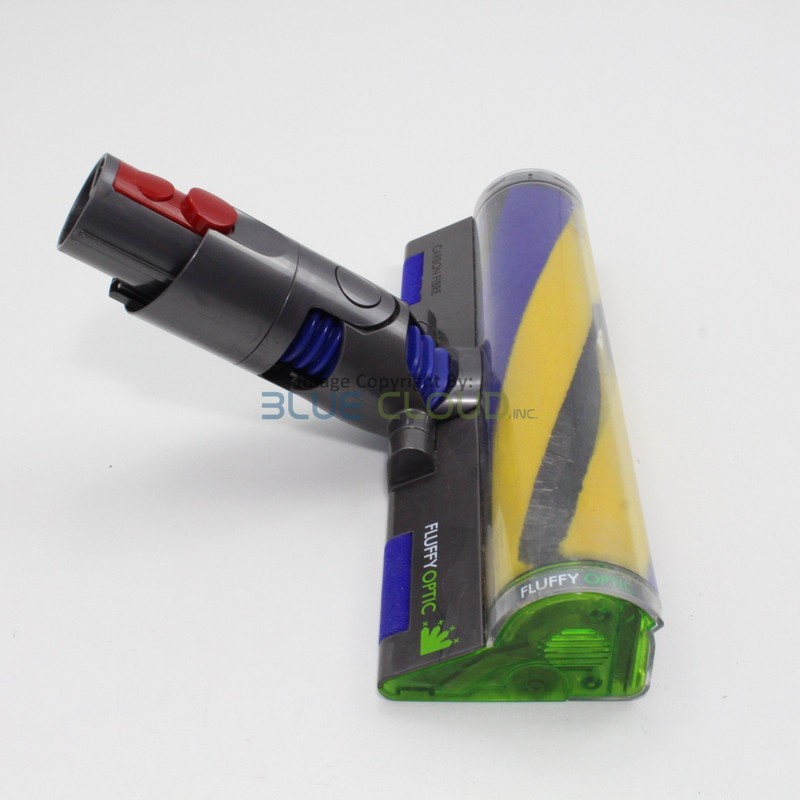 Dyson V12 Detect Slim V9 FLUFFY OPTIC CLEANER HEAD OEM Part # 972522-02 / 486047 gallery