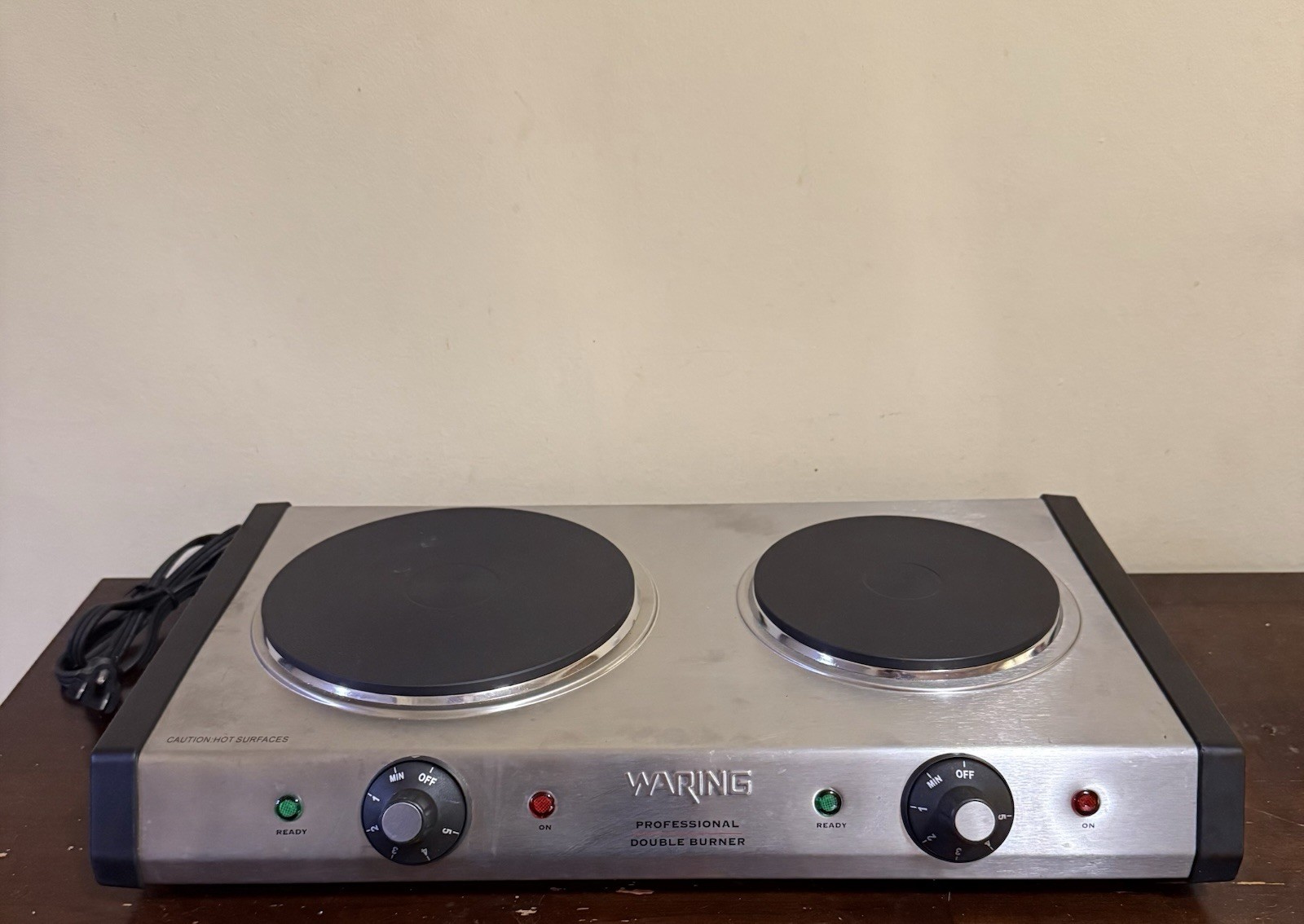 Waring Pro DB60 Professional Double Burner Countertop Cooktop 1800W Stainless gallery