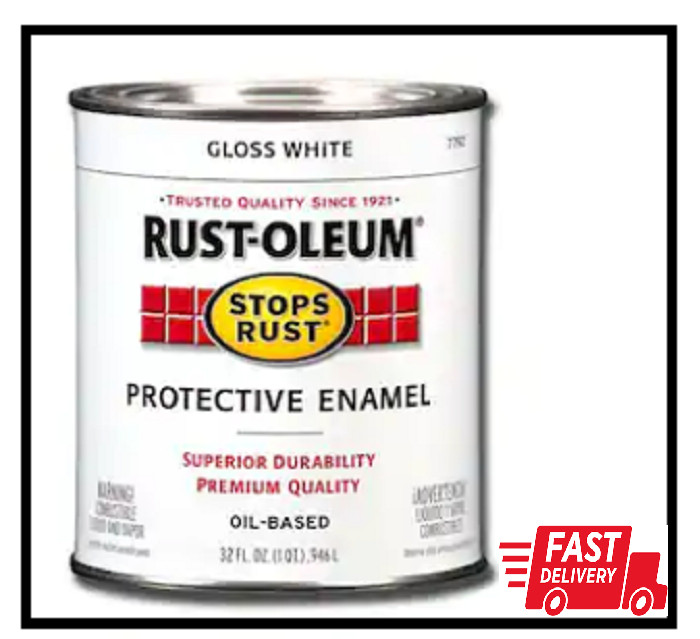 1 Qt. Protective Enamel Gloss White Interior/Exterior Paint gallery