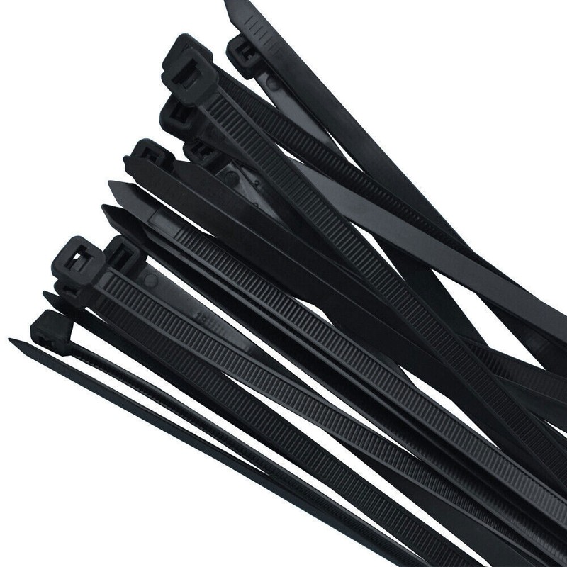Heavy Duty Zip Ties Cable Self-Locking Nylon Cord Wire UV Resistant 120lbs Home gallery