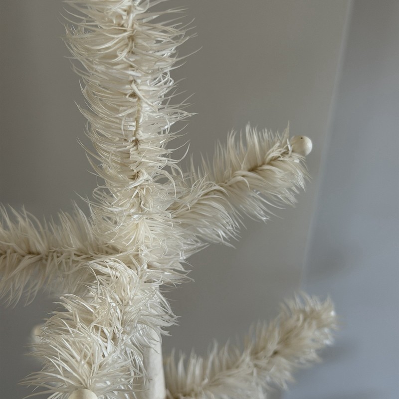 White Feather Tree 36” Sandy Elliott’s Christmas Bazaar Vintage Cottage Core gallery